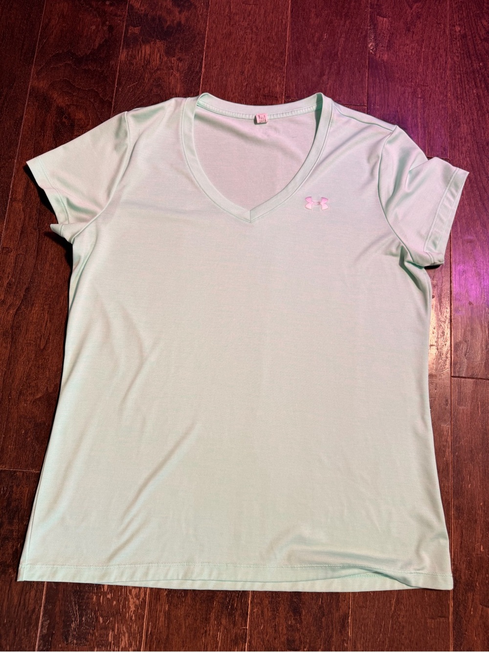 Under Armour Women's Light Mint V-Neck Short Sleeve Tee